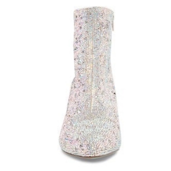 BETSEY JOHNSON KYLA BOOTIE RHINESTONE - Picture 3 of 8